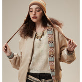 Unisex Jacket Loose Lapel Baseball Collar Jacket